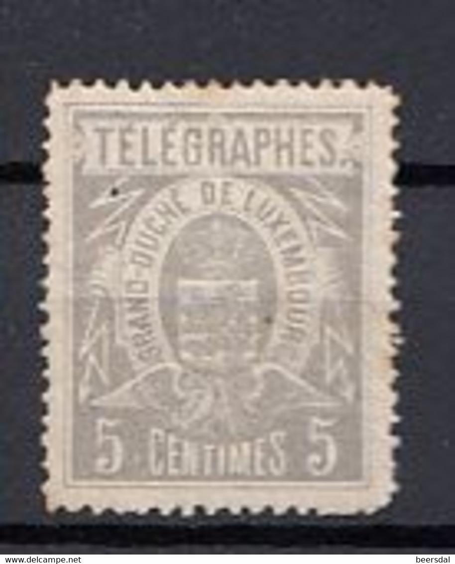 B1	51	Luxemburg Telegrafen Mi Nr 5 * (€ 110 *) - Telegraph