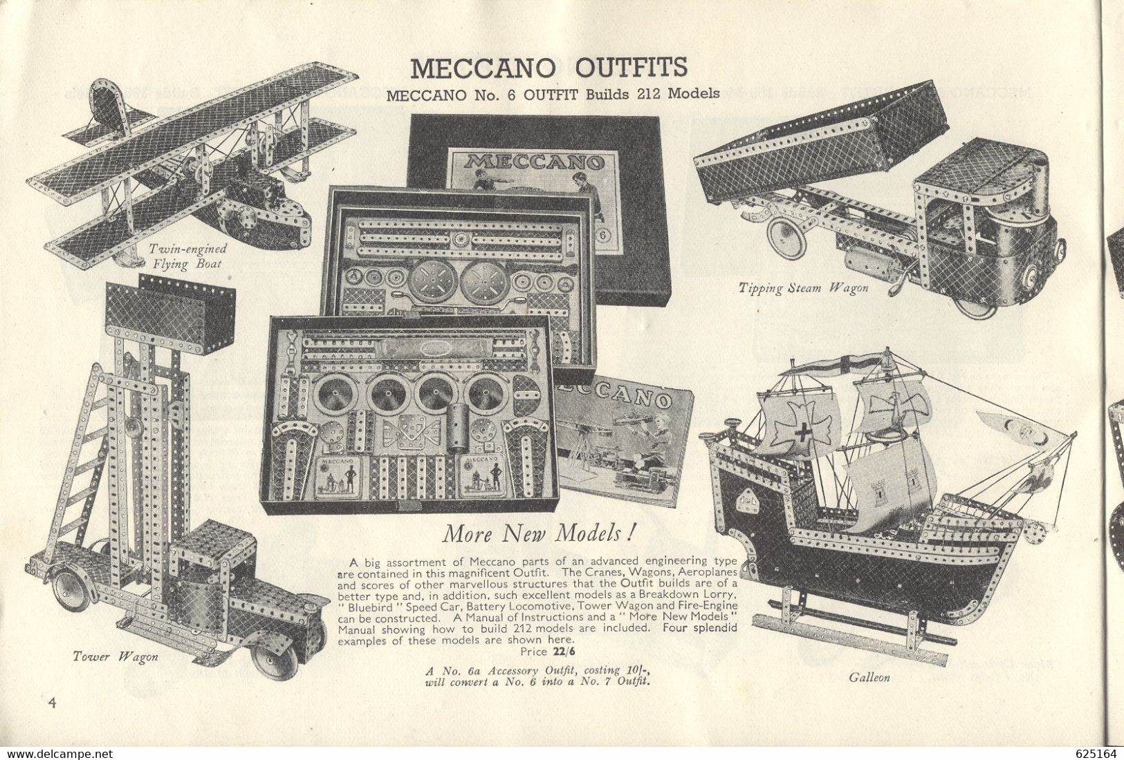 Catalogue HORNBY 1939/40 Toys Of Quality Dinky Meccano Trains Aeroplane Motor Cars Speed Boats - English