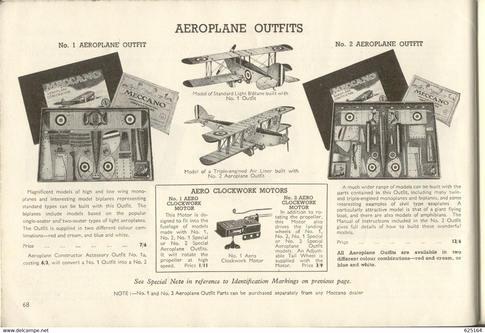 Catalogue HORNBY 1939/40 Toys Of Quality Dinky Meccano Trains Aeroplane Motor Cars Speed Boats - English