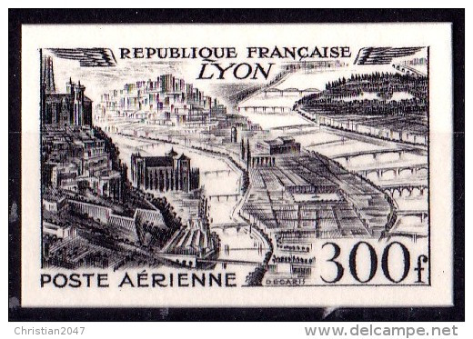 POSTE AERIENNE N°26 LYON 300F ND EPREUVE OU REPRODUCTION OFFICIEL LUXE** - 1927-1959 Postfris