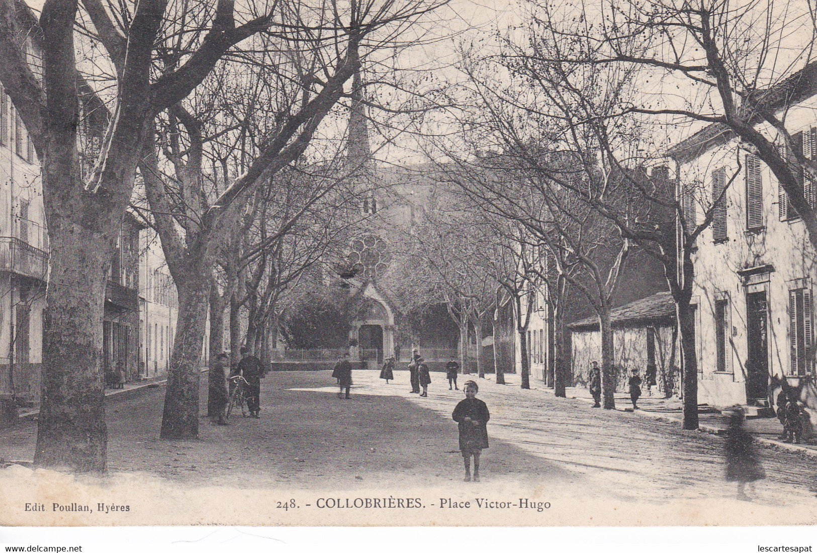 83-COLLOBRIERES- PLACE VICTOR HUGO - 1906 - Collobrieres