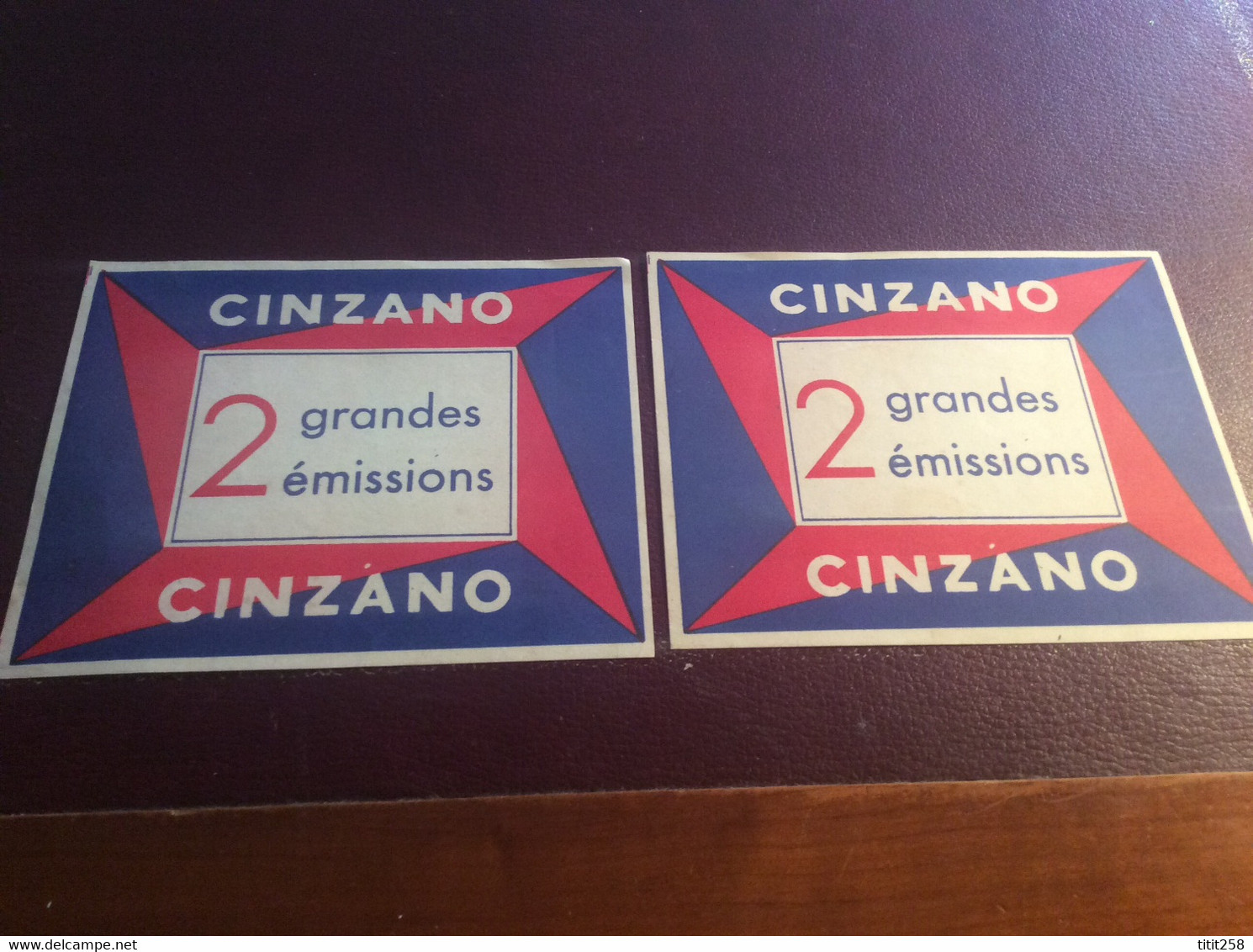 Lot Cartes Publicitaire CINZANO Radio Monte Carlo Radio Luxembourg Pierre Dac Francis Blanche Etc - Reclame