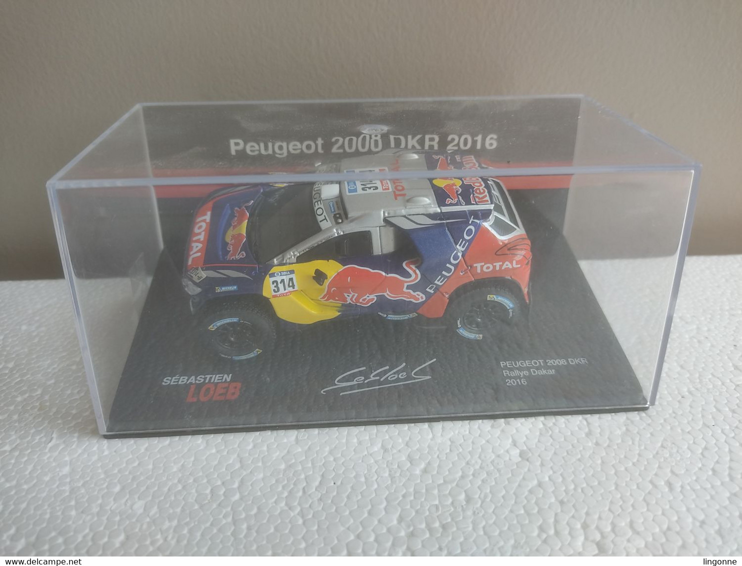 1/43 - Sébastien Loeb - Peugeot 2008 DKR Rallye Dakar 2016 Poids : 202 Grammes - Rallye