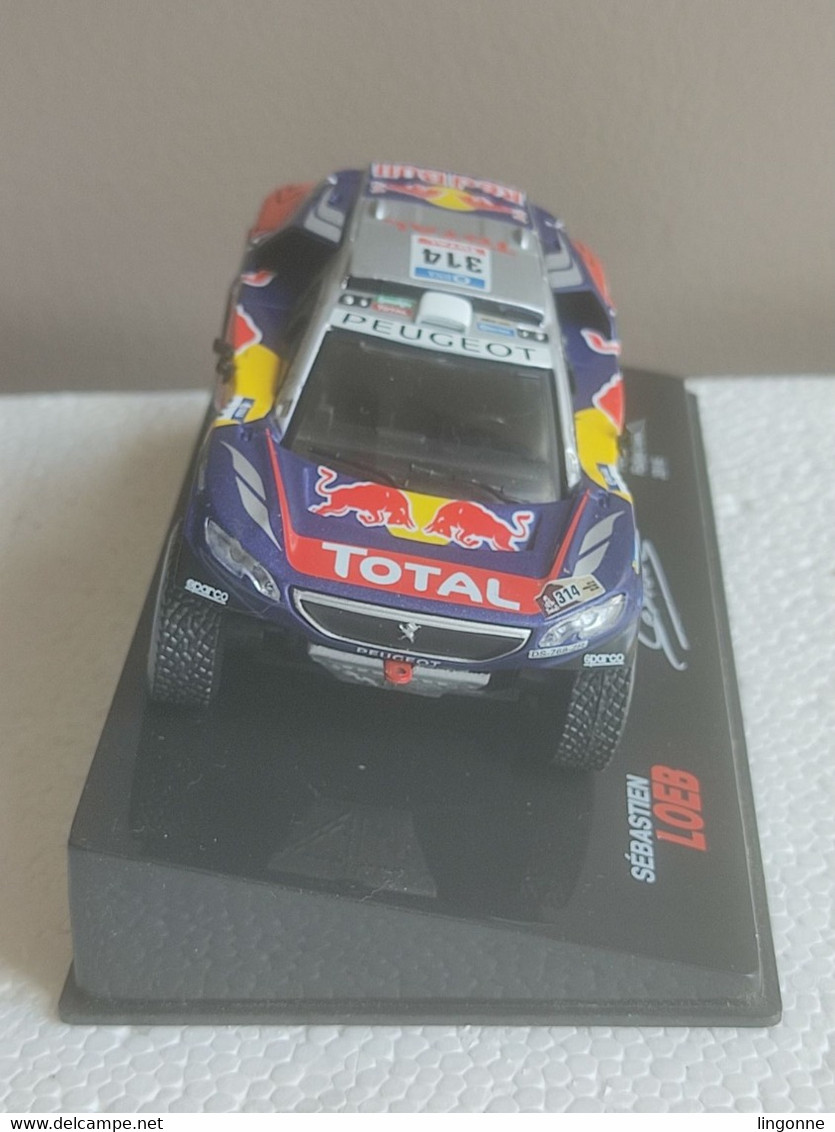 1/43 - Sébastien Loeb - Peugeot 2008 DKR rallye Dakar 2016 Poids : 202 Grammes