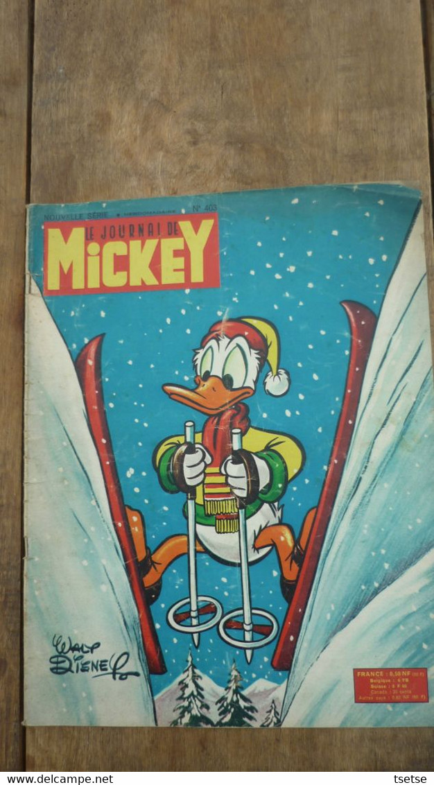 Le Journal De Mickey - N° 403 - / 14 Février 1960 - Journal De Mickey
