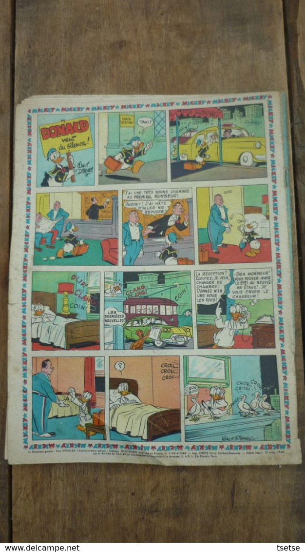 Le Journal De Mickey - N° 423 - / 3 Juillet 1960 - Journal De Mickey