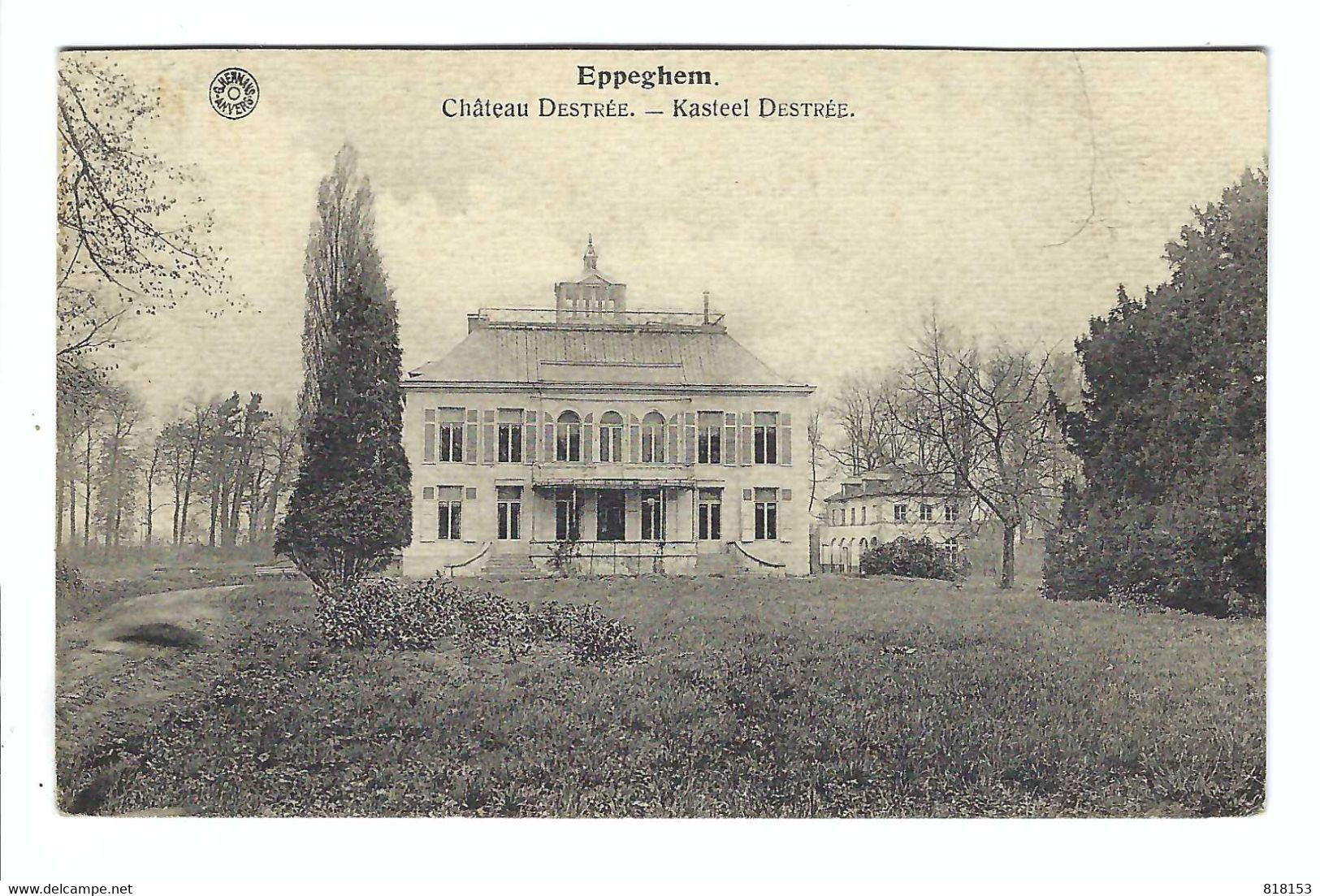 Eppegem  Eppeghem  Château DESTREE - Kasteel DESTREE  1920 - Zemst