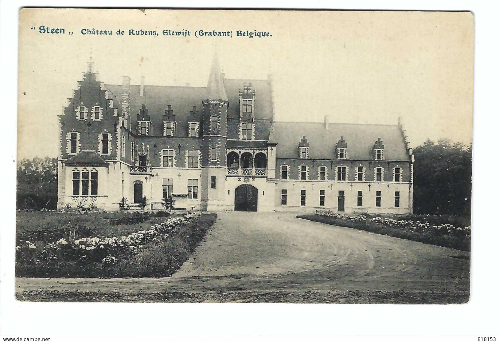 Elewijt "Steen"   Château De Rubens 1918 - Zemst