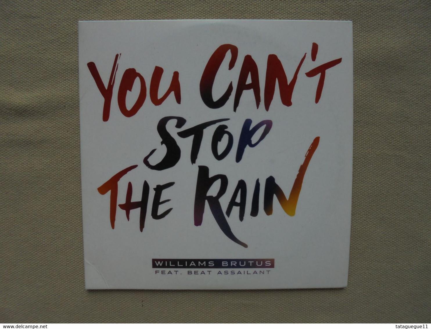 CD - WILLIAMS BRUTUS - You Can't Stop The Rain - Garvey Drive - 2018 - Reggae