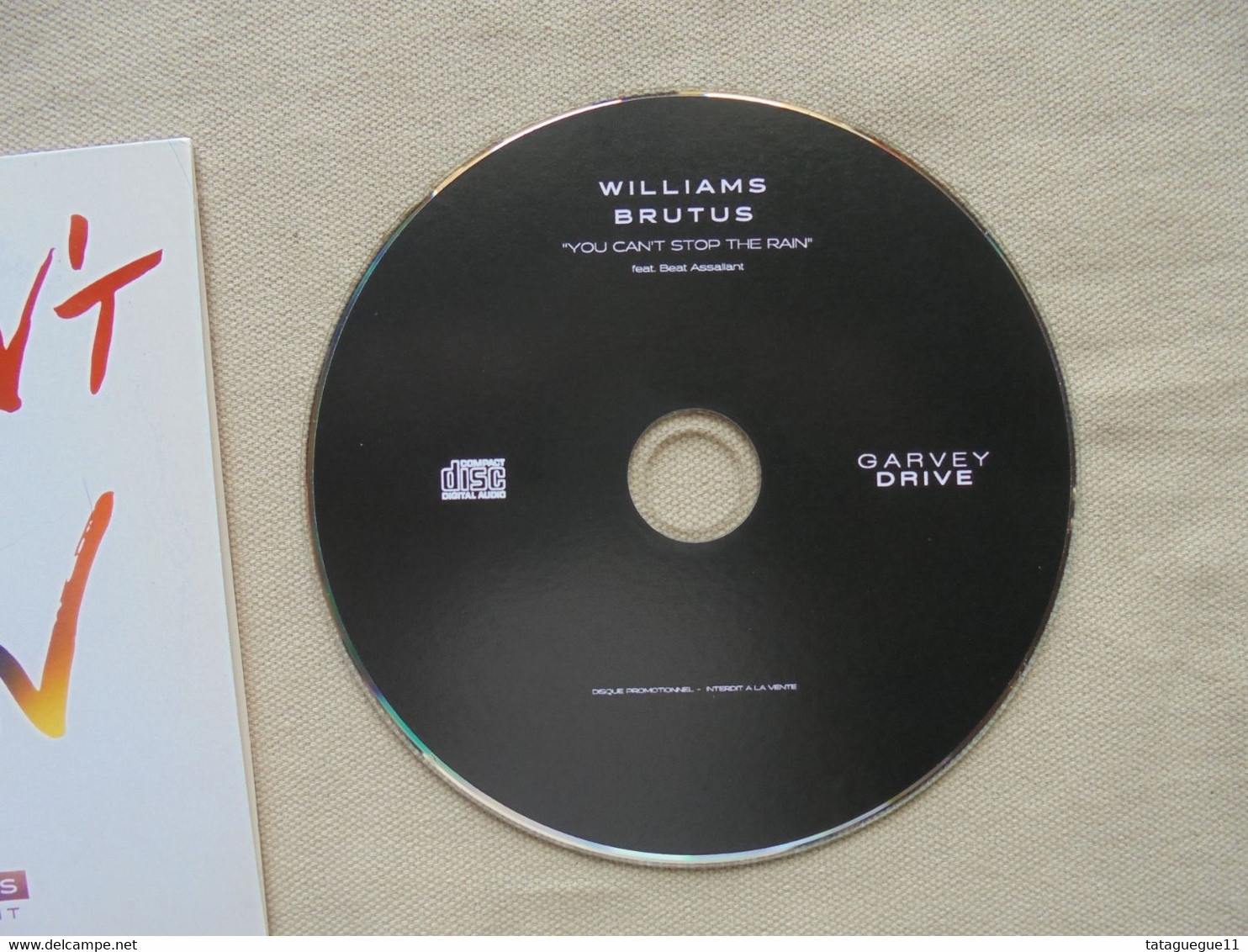 CD - WILLIAMS BRUTUS - You Can't Stop The Rain - Garvey Drive - 2018 - Reggae