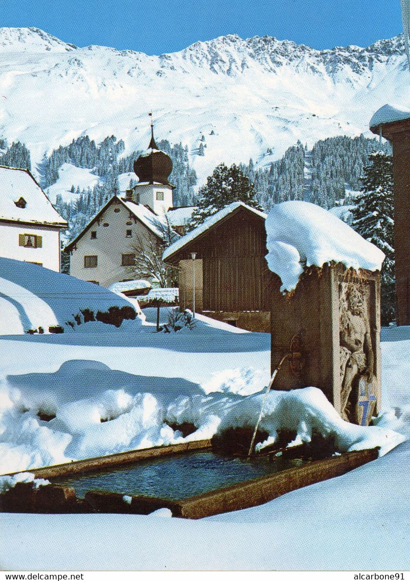 PARPAN - Dorfbrunnen Mit Schlössli - Parpan