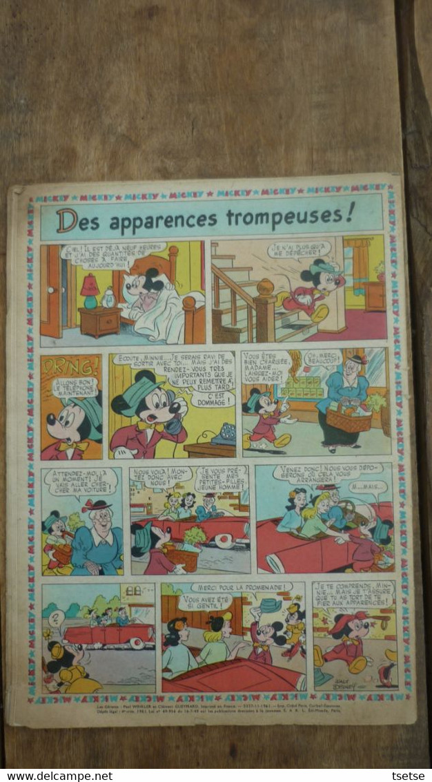 Le Journal De Mickey - N° 498 - / 10 Décembre 1961 - Journal De Mickey