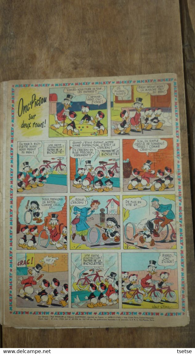 Le Journal De Mickey - N° 549 - / 4me Trimestre 1962 - Journal De Mickey