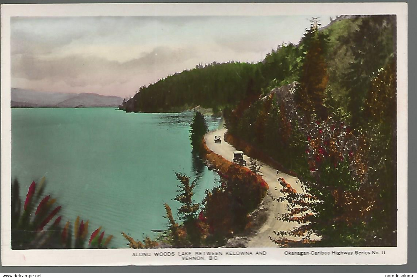 59355 ) BC Kelowna Woods Lake Real Photo Postcard RPPC - Kelowna