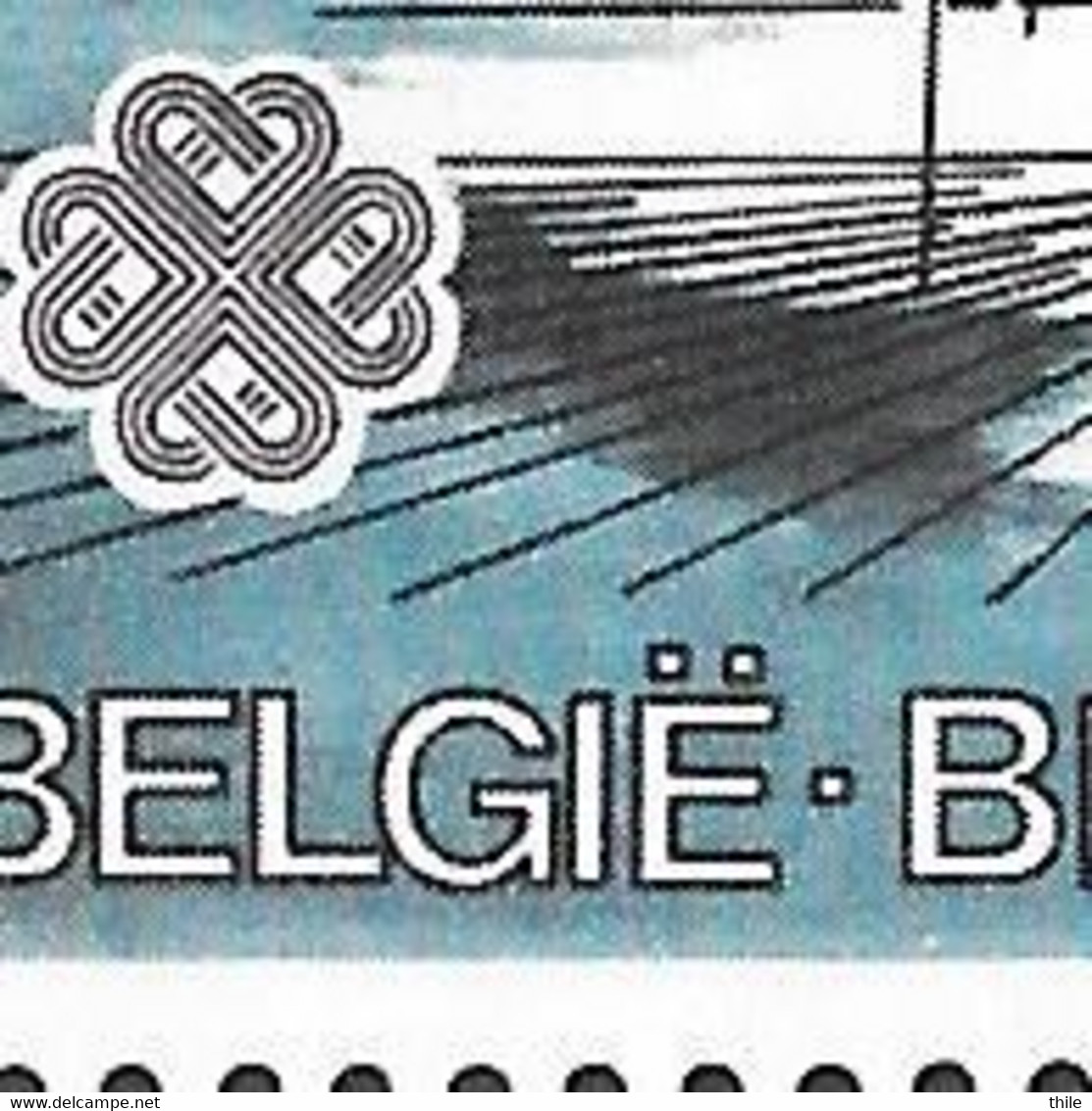 COB 2089-V6 ** - Point Noir Au Dessus Du L De België - 1961-1990