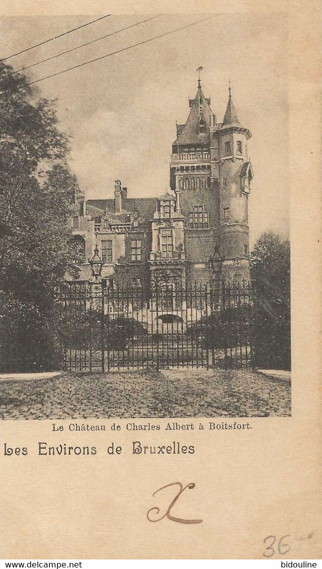 CPA-BRUXELLES-BOITSFORT " Le Château De Charles Albert " - Watermael-Boitsfort - Watermaal-Bosvoorde