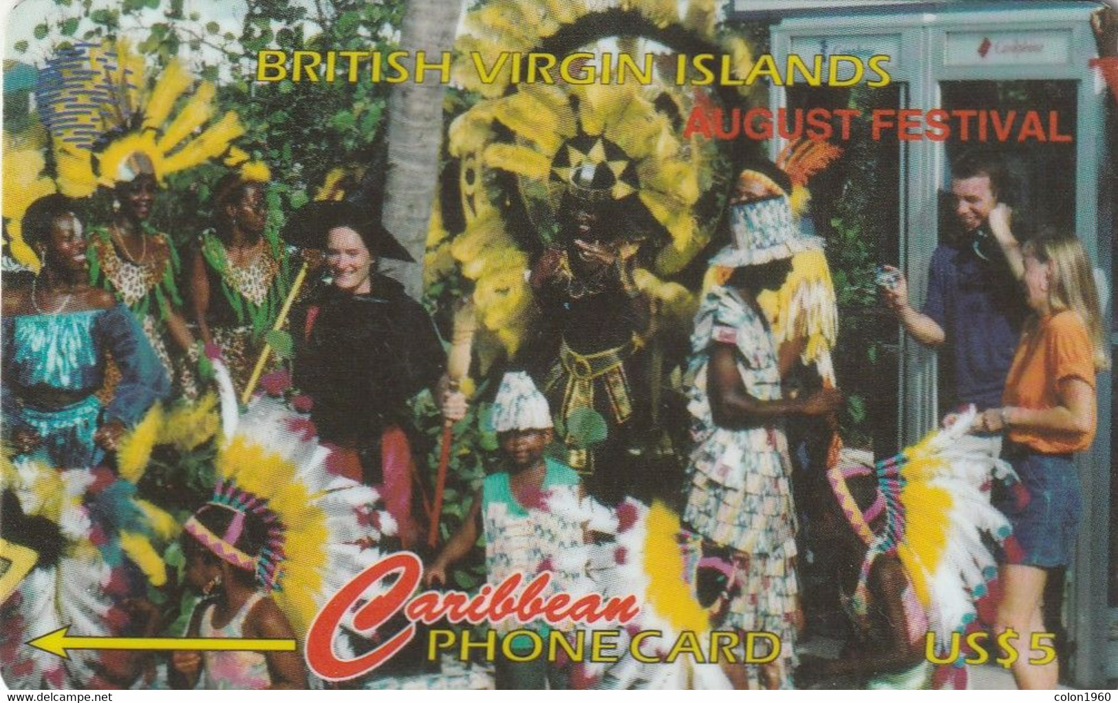 ISLAS VIRGENES BRITANICAS. BVI Cultural Heritage - August Festival (English). 1997. 17500 Ex. 103CBVH. (884) - Virgin Islands