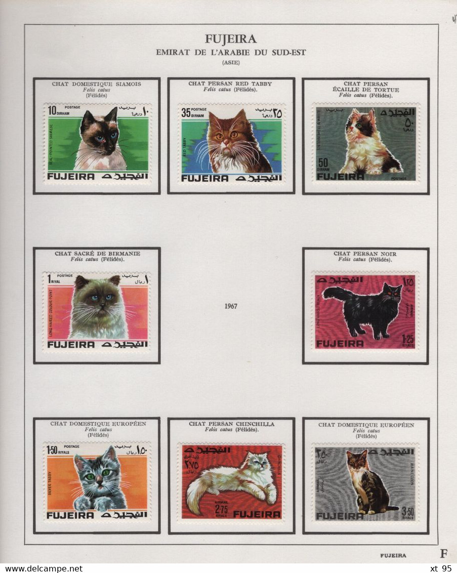 FUJEIRA - Collection De Timbres Theme Animaux Neufs Et Obliteres - Voir Scan - Fudschaira