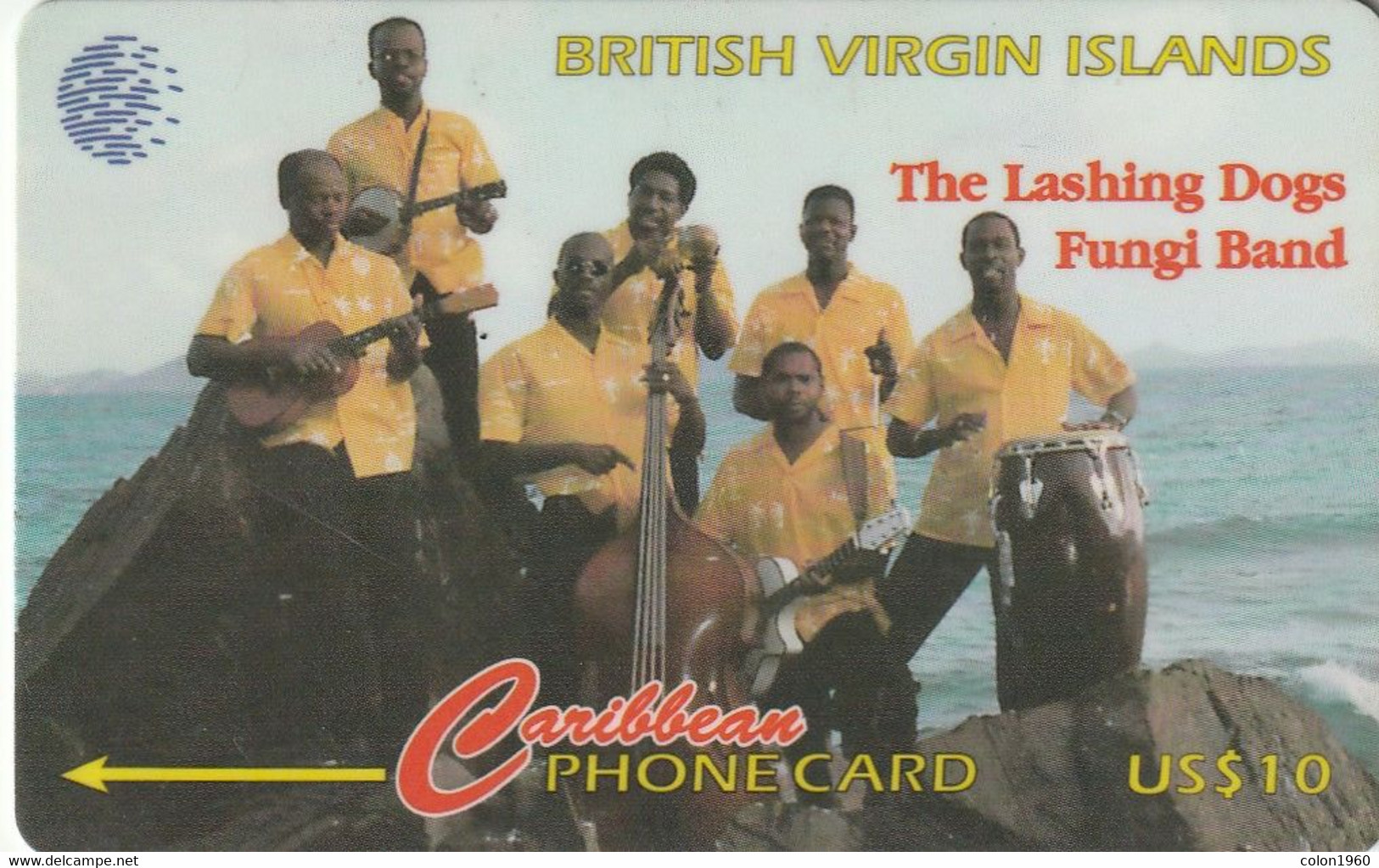 ISLAS VIRGENES BRITANICAS. BVI Cultural Heritage - The Lashing Dogs (Spanish) 1997. 10000 Ex. 171CBVB. (885) - Maagdeneilanden