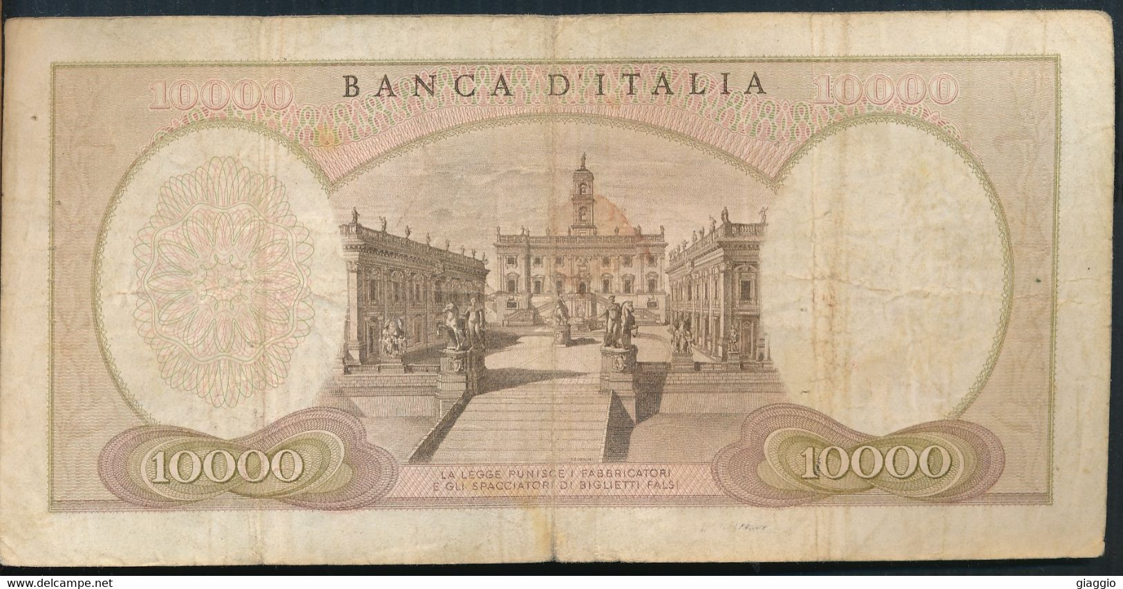°°° ITALIA - 10000 LIRE MICHELANGELO 04/01/1968 SERIE S °°° - 10.000 Lire