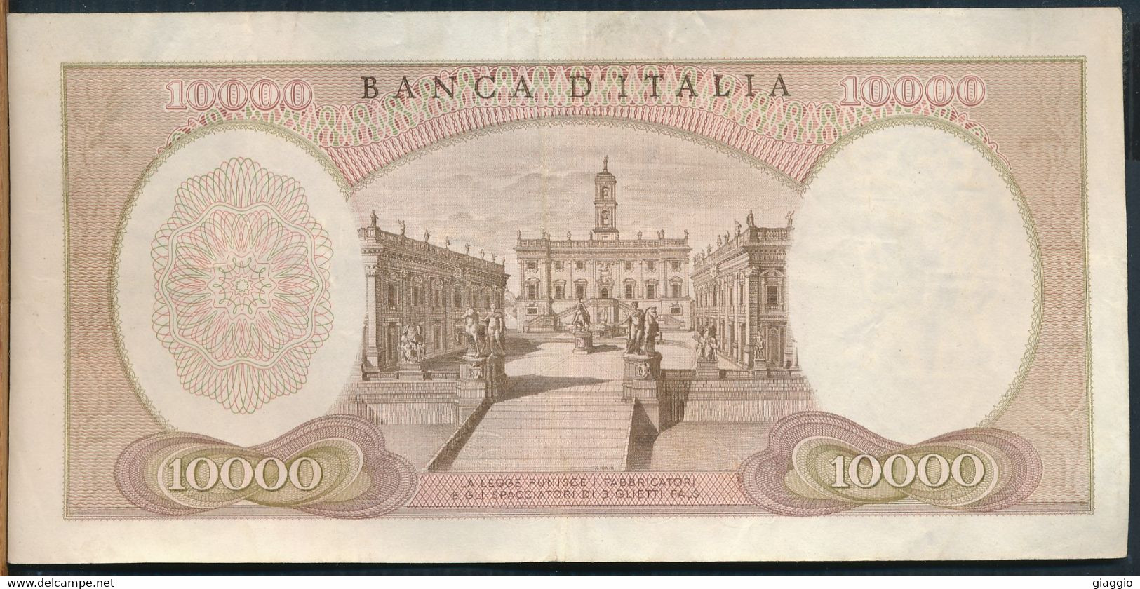 °°° ITALIA - 10000 LIRE MICHELANGELO 04/01/1968 SERIE Z °°° - 10000 Lire