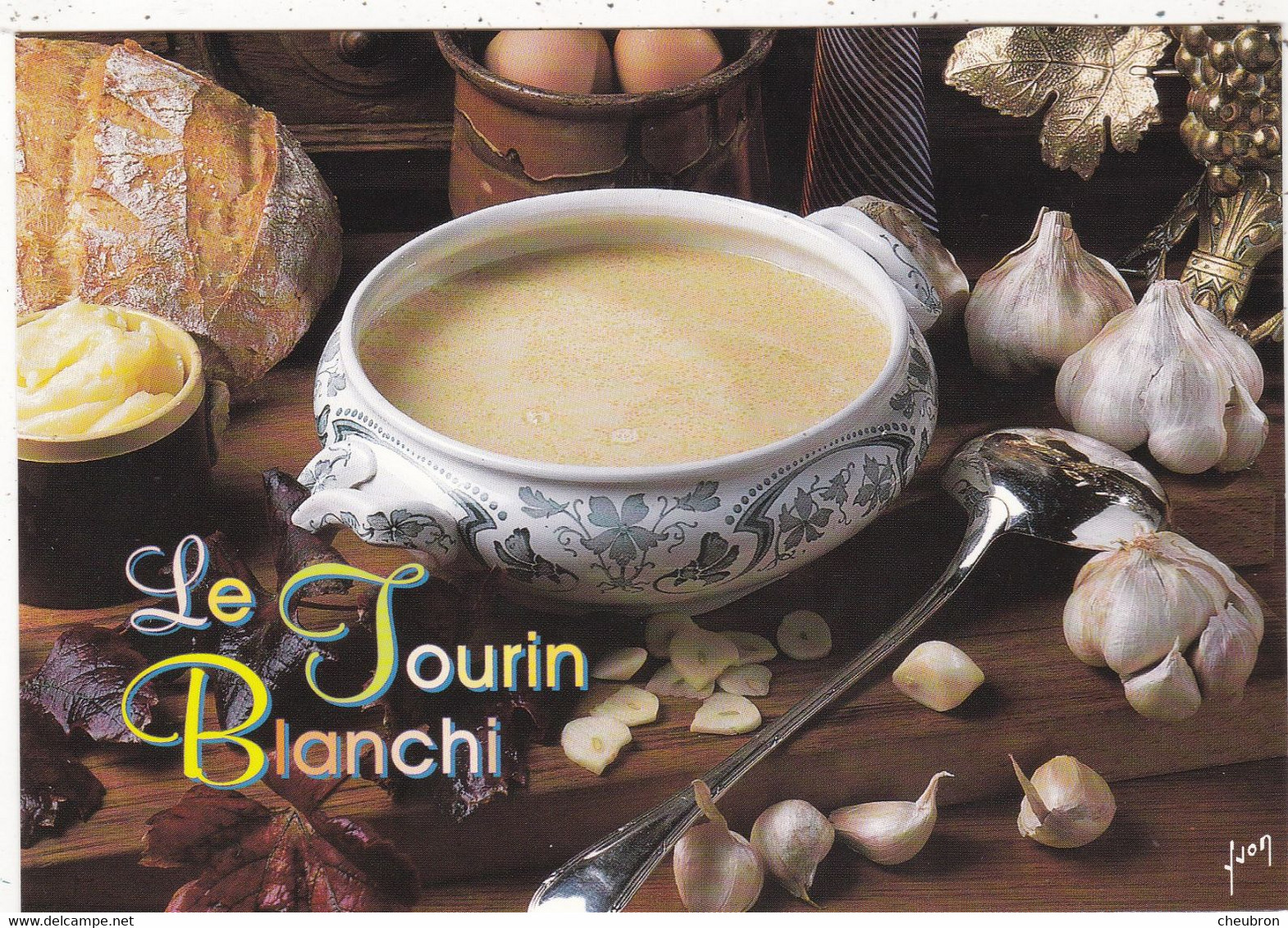 RECETTES DE CUISINE.." LE TOURIN  BLANCHI " . - Recettes (cuisine)