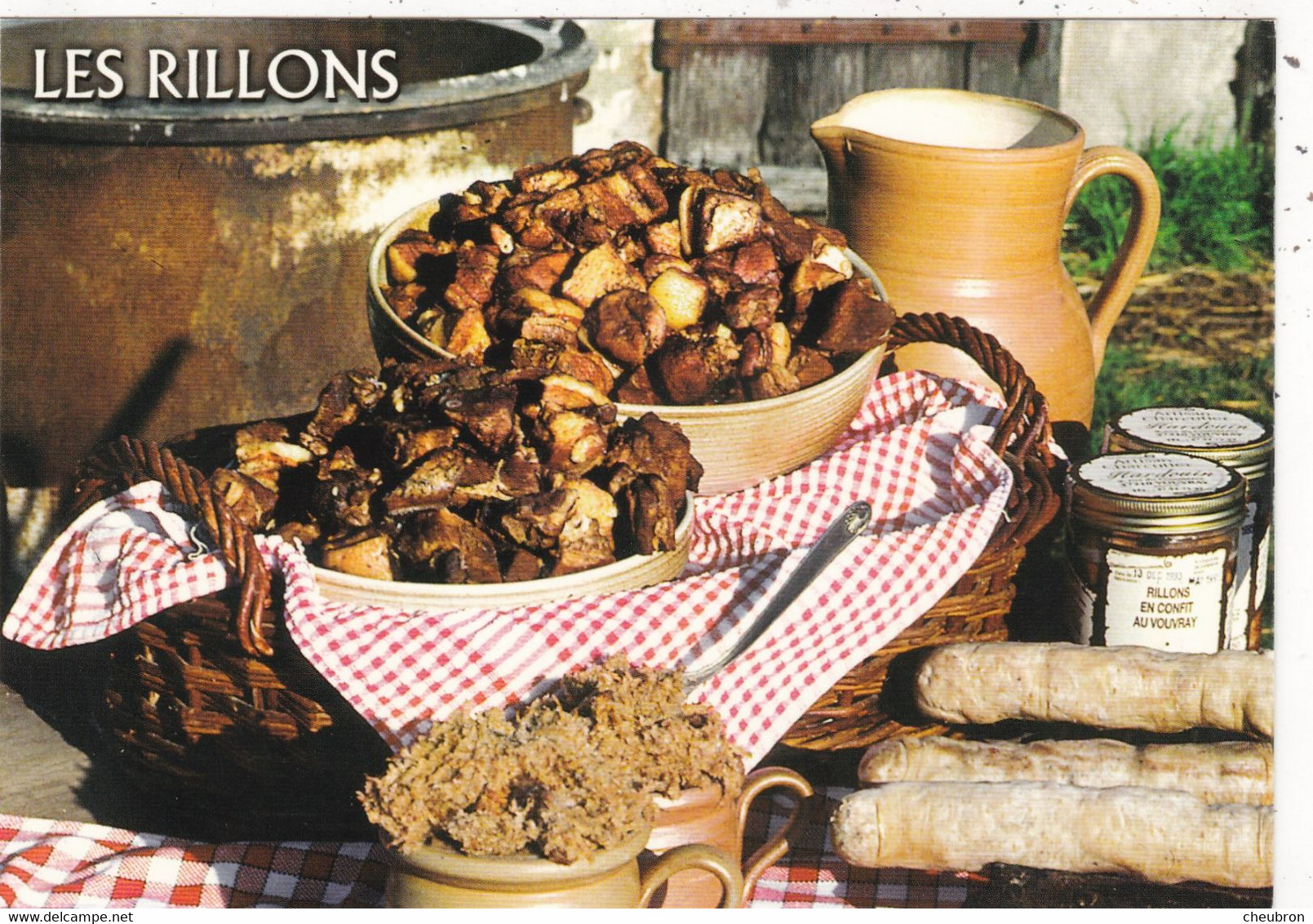 RECETTES DE CUISINE.." LES RILLONS " . DE TOURAINE - Recettes (cuisine)