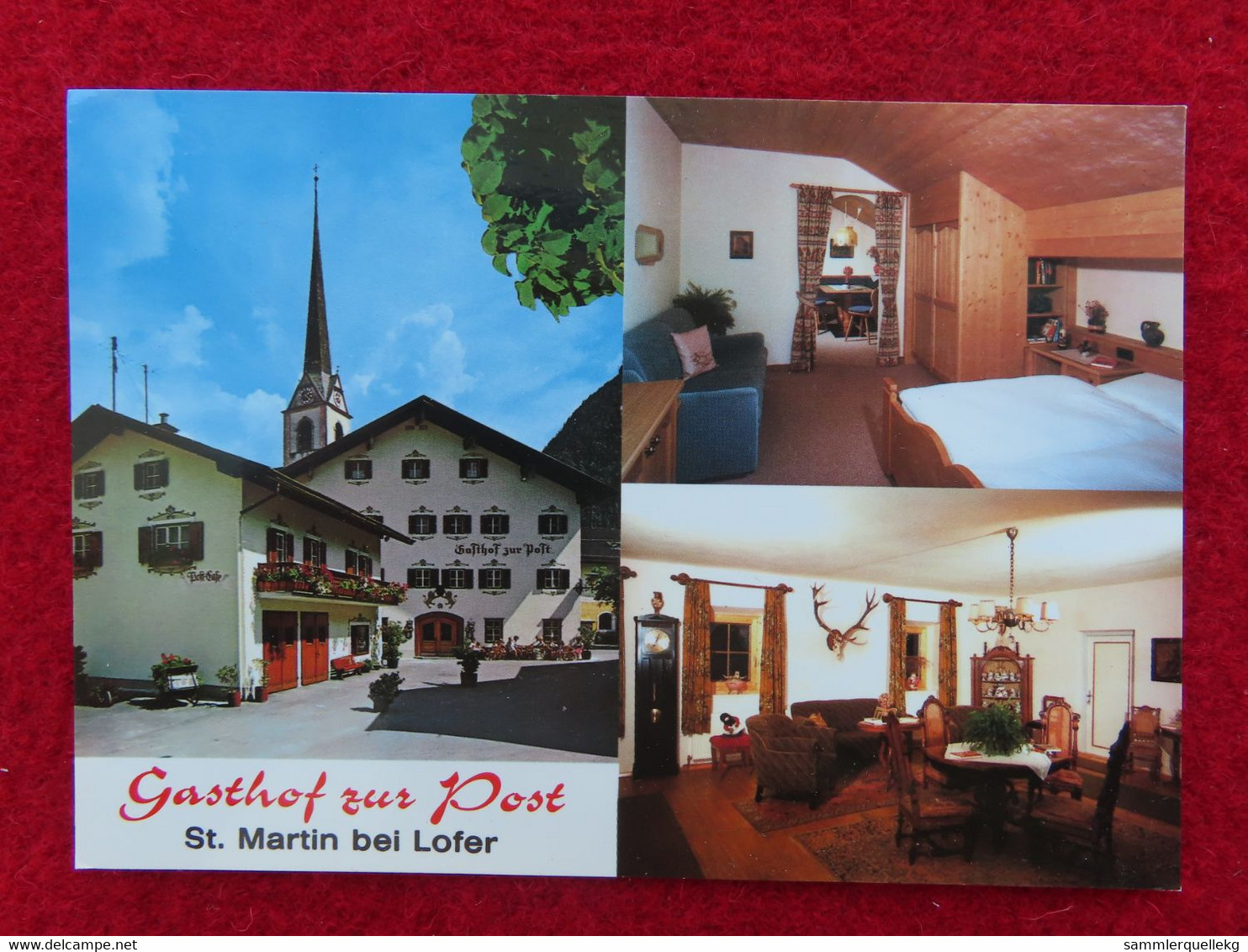 AK: St. Martin Bei Lofer, Gasthof Zur Post, Ungelaufen (Nr.3564) - Lofer