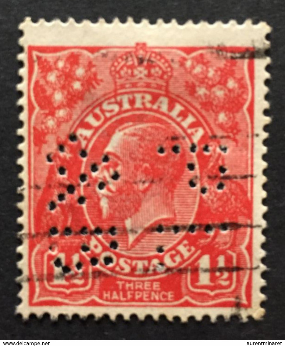 AUSTRALIE / 1923-24 / N° Y&T : 37 / PERF. - Perforiert/Gezähnt