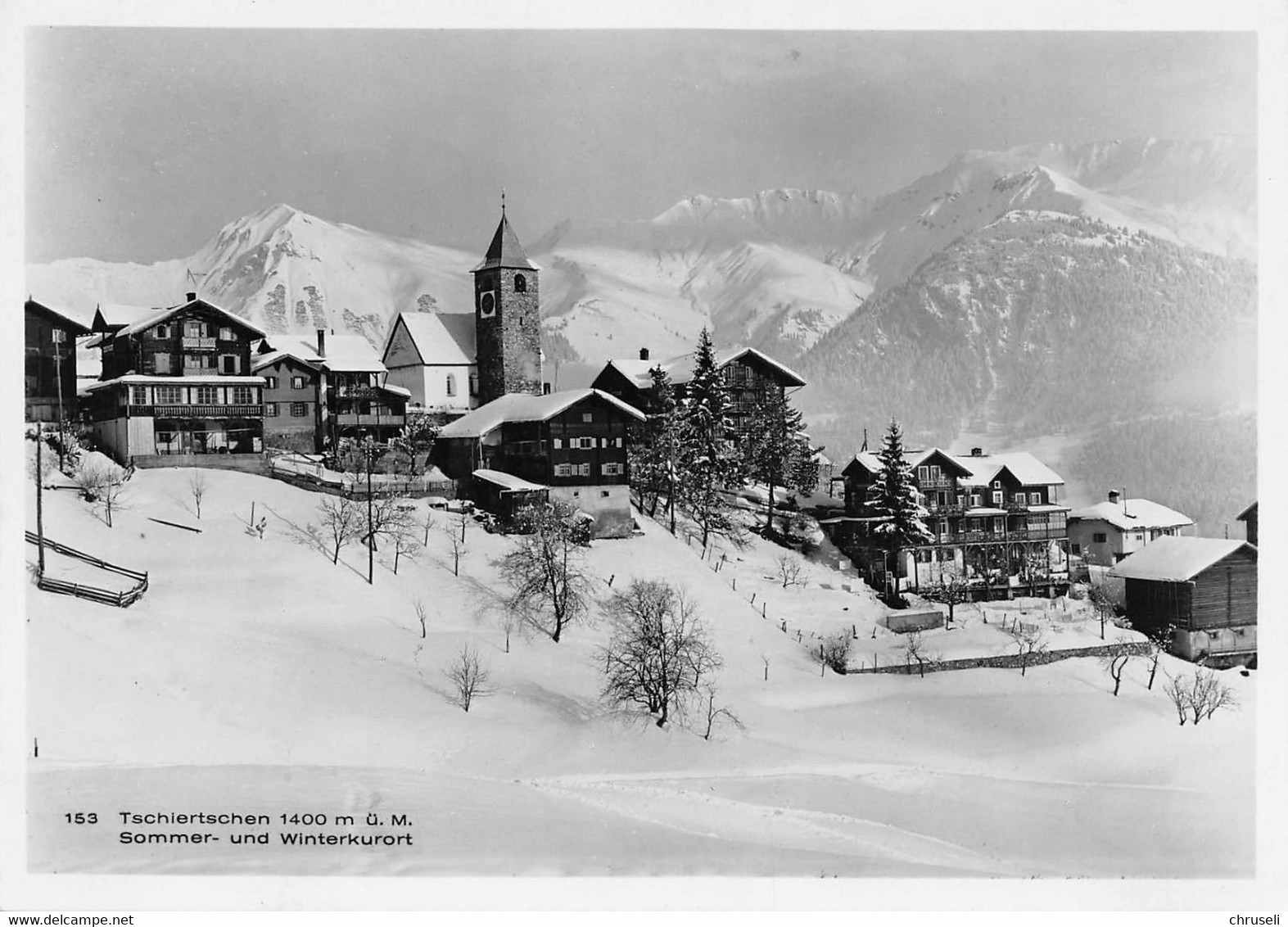 Tschiertschen Winterkarte - Tschiertschen