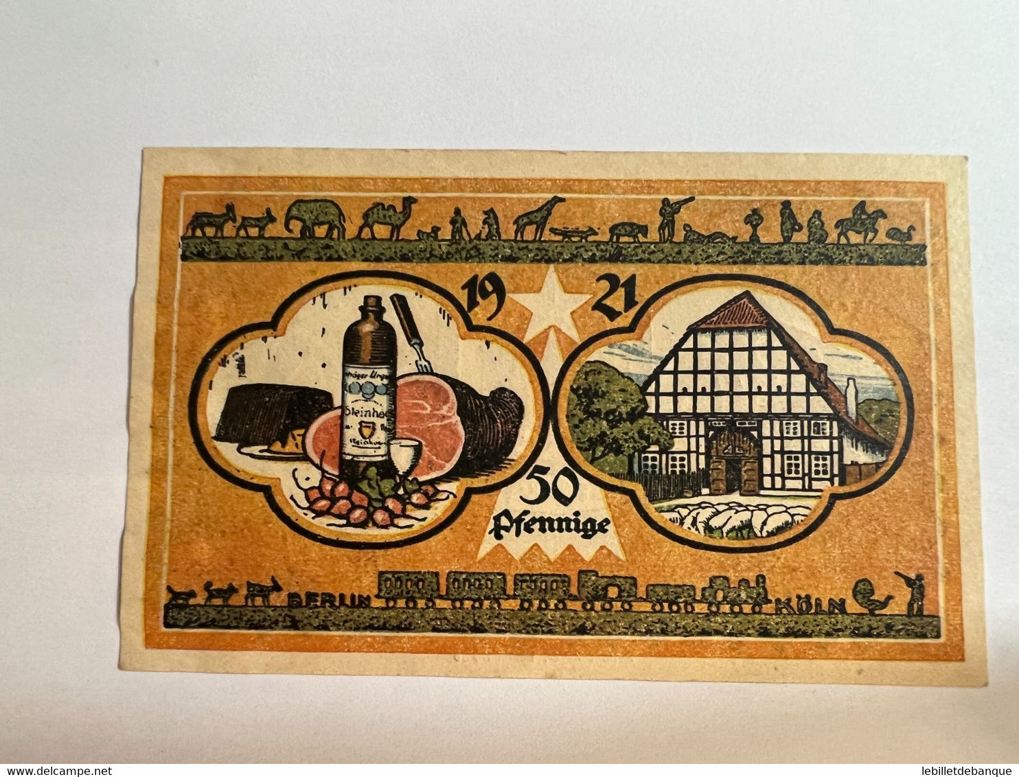 Allemagne Notgeld Steinheim 50 Pfennig - Collezioni