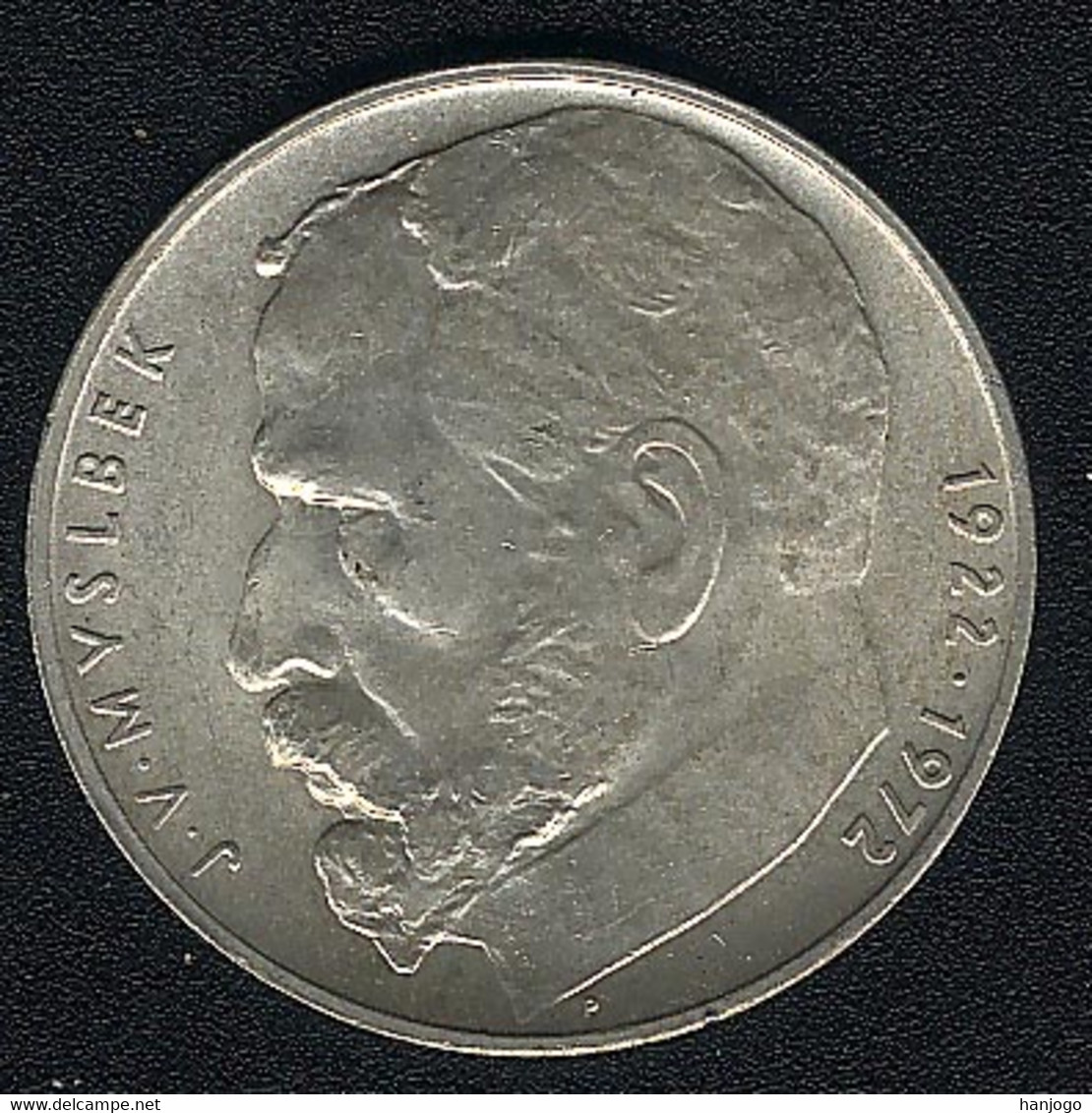 Tschechoslowakei, 50 Korun 1972, Myslbek,  Silber, UNC - Tsjechoslowakije