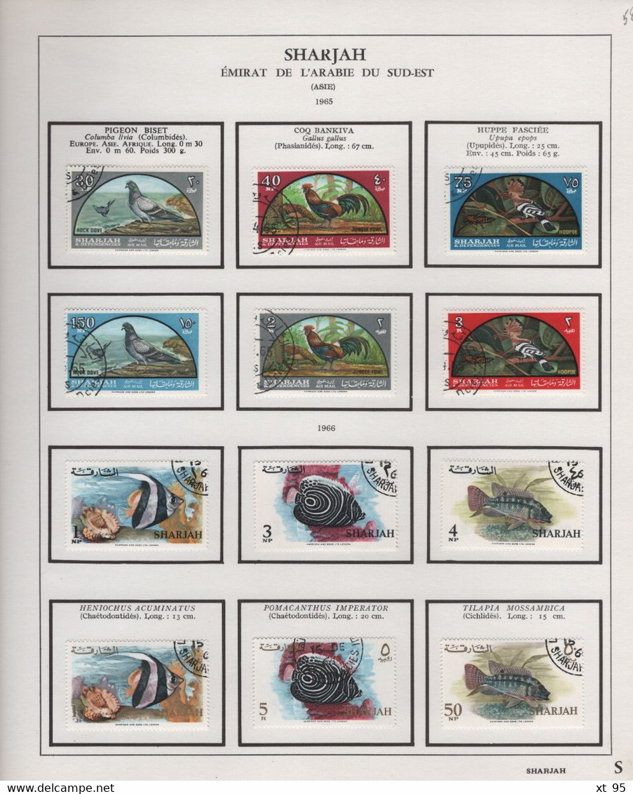 SHARJAH - Collection De Timbres Theme Animaux Neufs Et Obliteres - Voir Scan - Sharjah