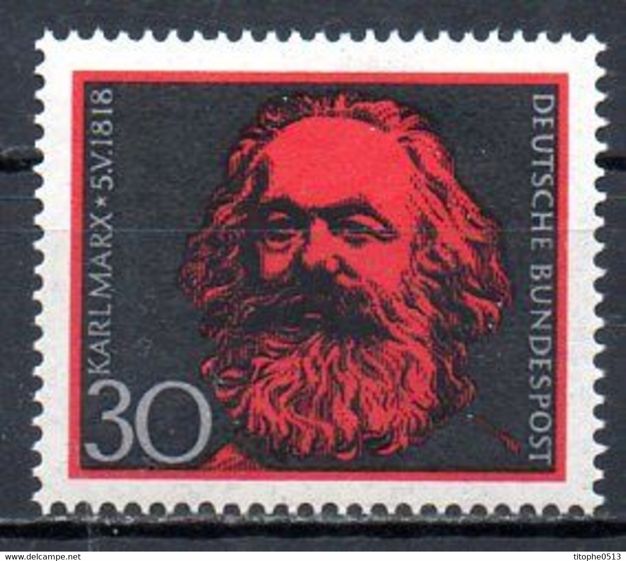 ALLEMAGNE. N°425 De 1968. Karl Marx. - Karl Marx