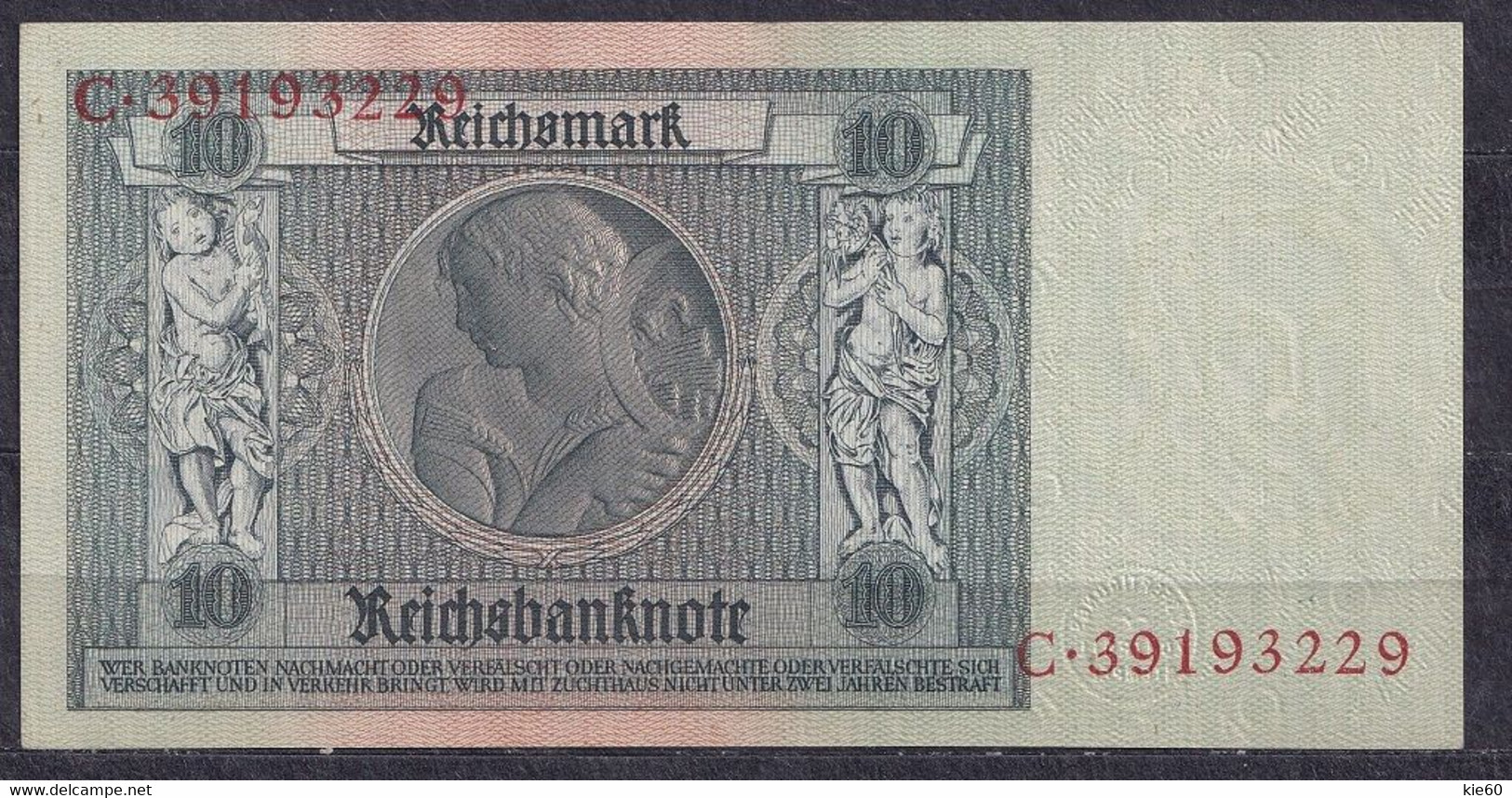 Germany - 1929 - 10 Mark  .E/C ...R 173b..UNC - 10 Reichsmark