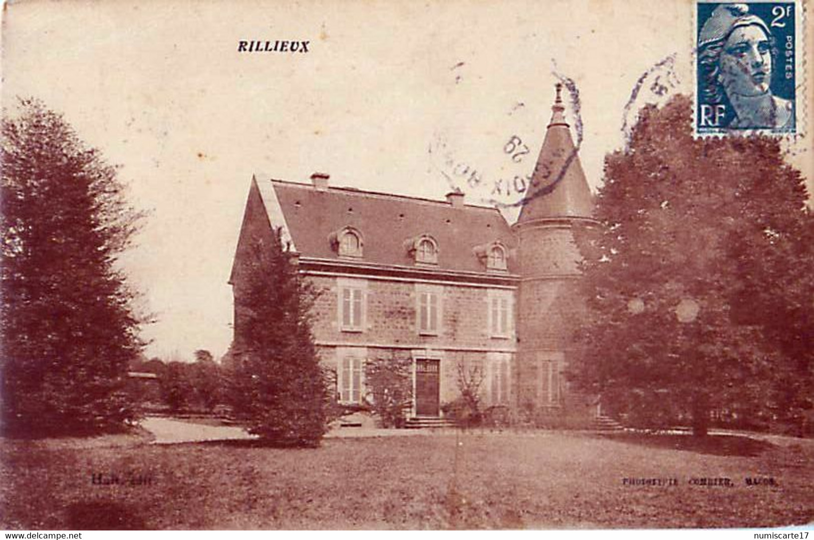 Cpa RILLIEUX 69 Château Des Nobles - Rillieux La Pape
