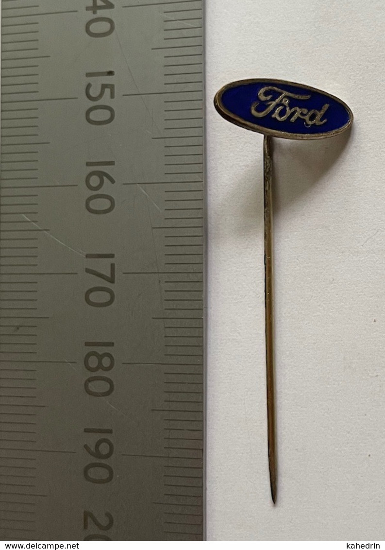 Ford - Car Auto Automobile, Vintage Pin Badge - Ford