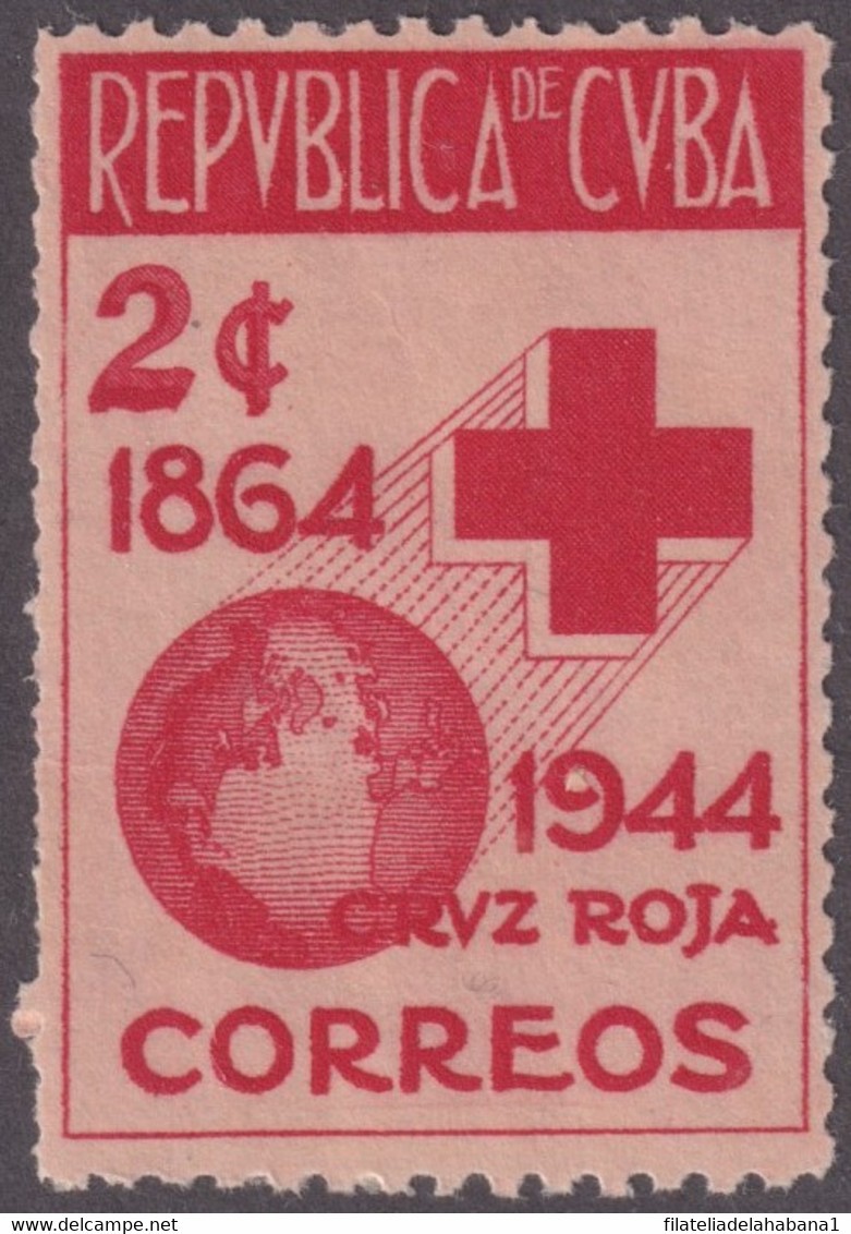 1946-133 CUBA REPUBLICA 1946 MNH CENTENARIO CRUZ ROJA RED CROSS - Ungebraucht