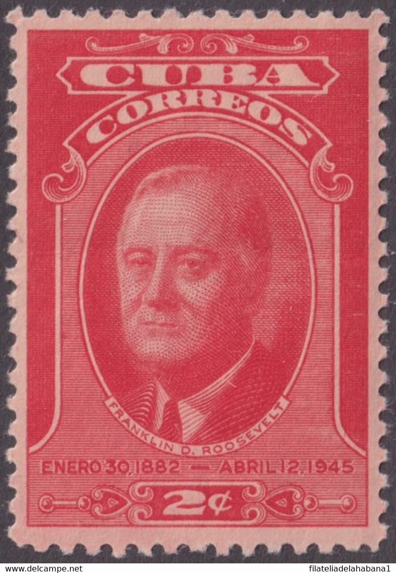 1947-243 CUBA REPUBLICA 1947 MNH FRANKLIN DELANO ROOSEVELT - Unused Stamps