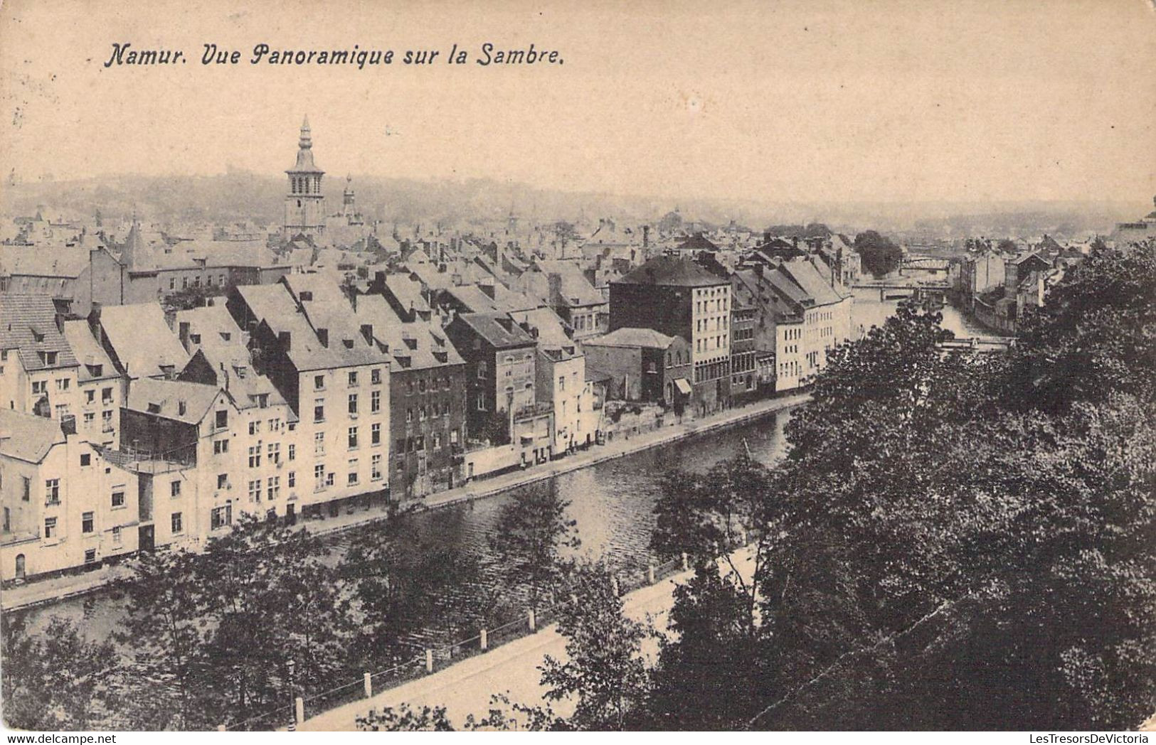 CPA Namur - Vue Panoramique Sur La Sambre - Olitéré En 1911 - Namur