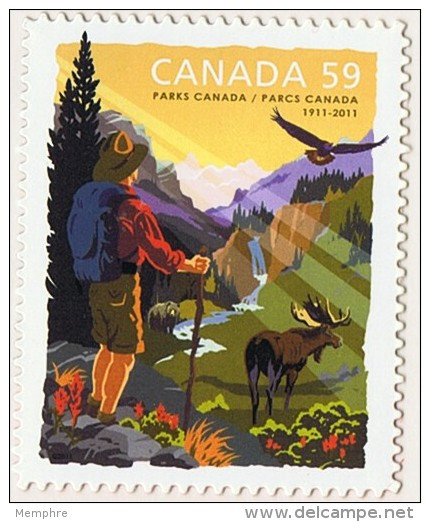 2011  Parks Canada Centennial Booklet Stamp From Annual Collection Sc 2470 MNH - Neufs