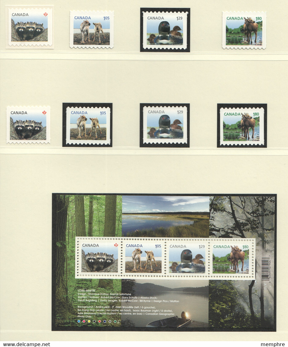 2012 Baby Wildlife Definitives  Souvenir Sheet + Singles From Booklets And Coils  Sc 2504-12 - Neufs