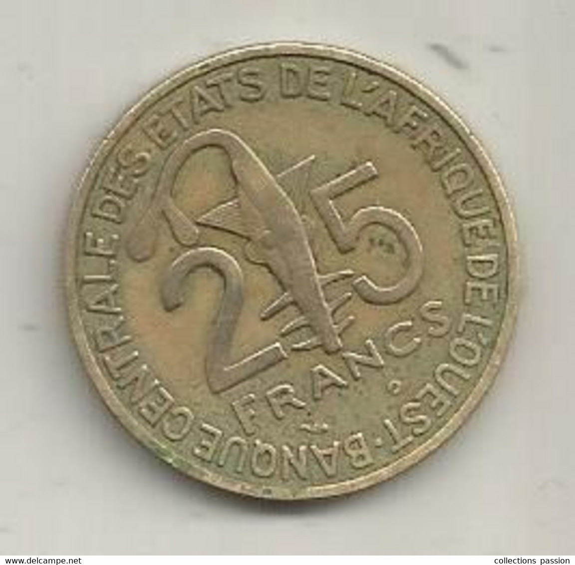 JC , Monnaie , BANQUE CENTRALE DES ETATS DE L'AFRIQUE DE L'OUEST , 25 Francs , 2001 , 2 Scans - Sonstige – Afrika