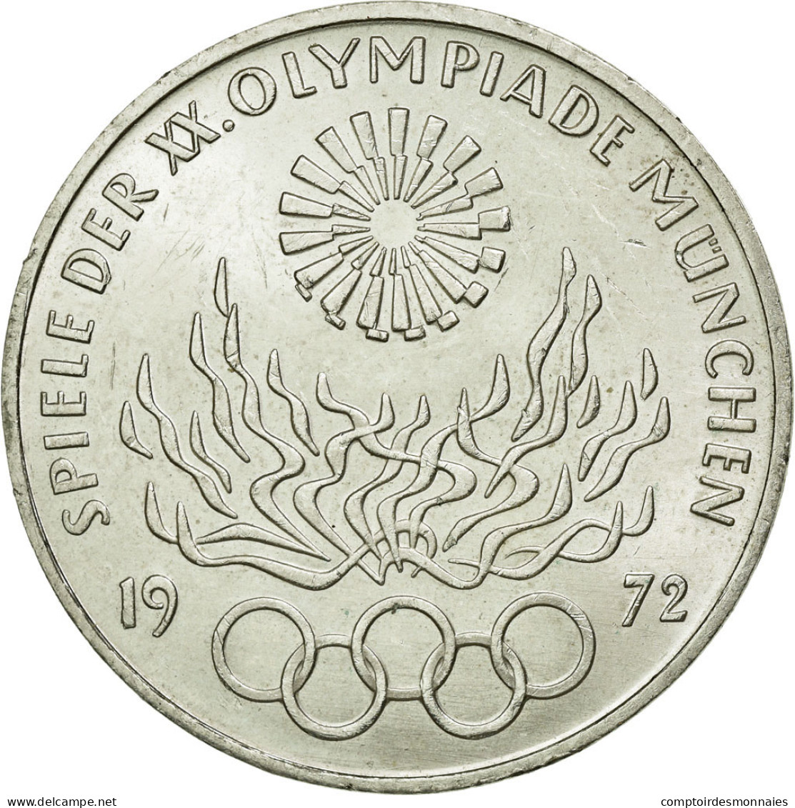 Monnaie, République Fédérale Allemande, 10 Mark, 1972, Karlsruhe, SUP+ - Commemorations