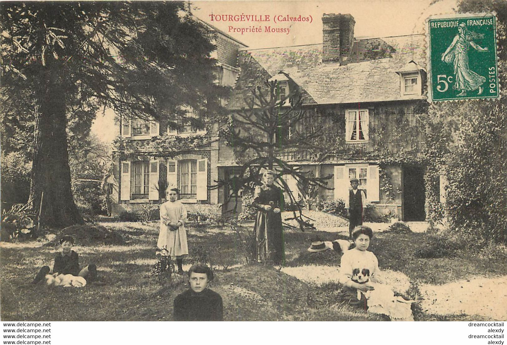 (BD) 14 TOURGEVILLE. Propriété Moussy 1910 - Other & Unclassified