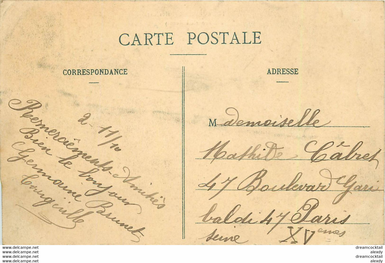 (BD) 14 TOURGEVILLE. Propriété Moussy 1910 - Other & Unclassified