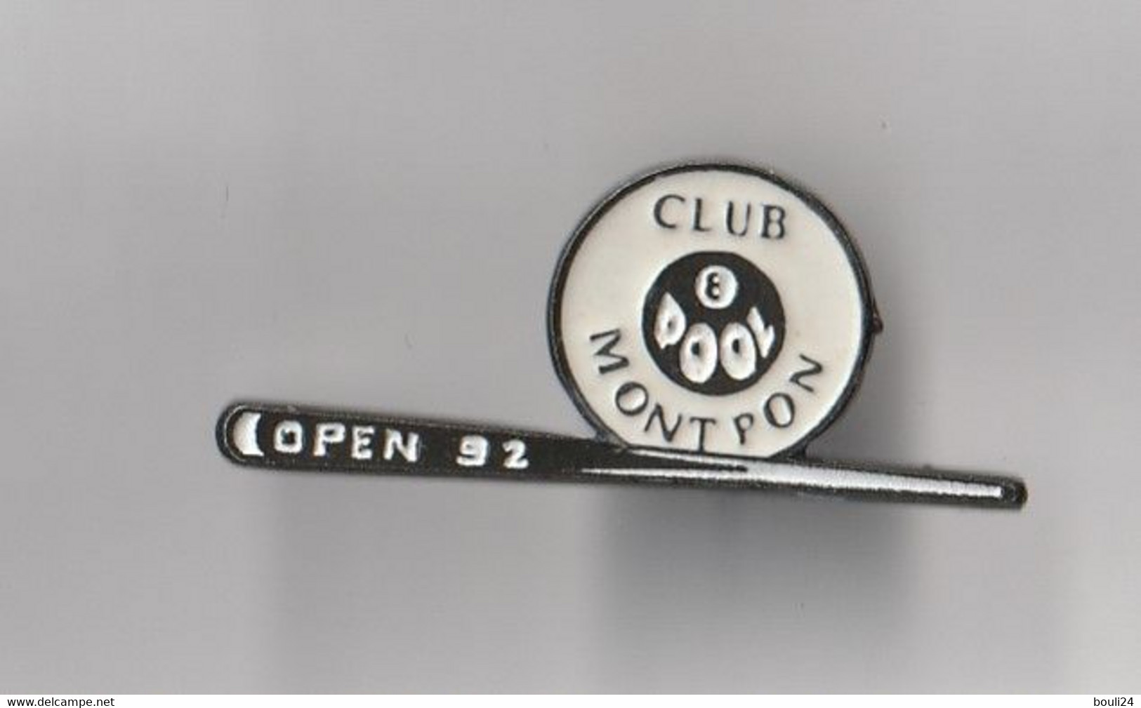 PIN'S THEME BILLARD  CLUB DE MONTPON  EN DORDOGNE  OPEN  1992 - Billares