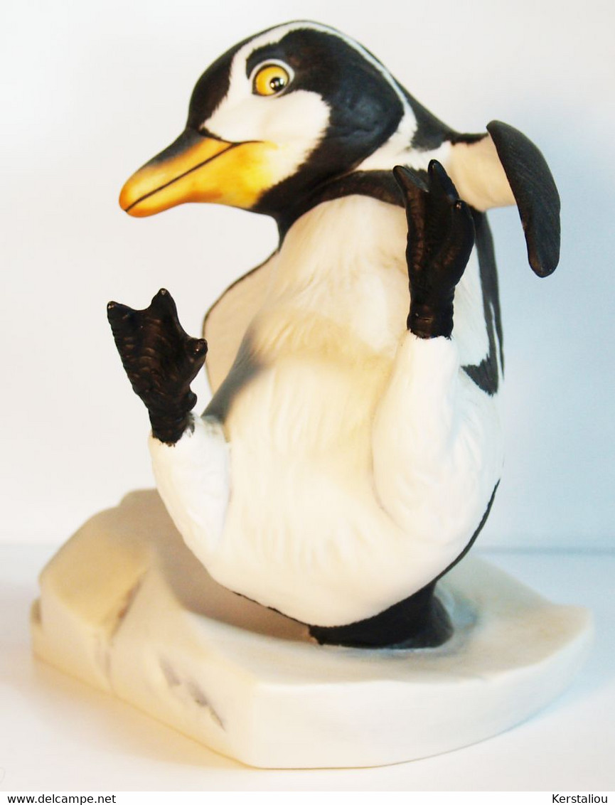 PINGOUIN "WHOOPS !" – J.P. EMBLEME – FRANKLIN MINT – PORCELAINE – 1985 – TBE - Animaux