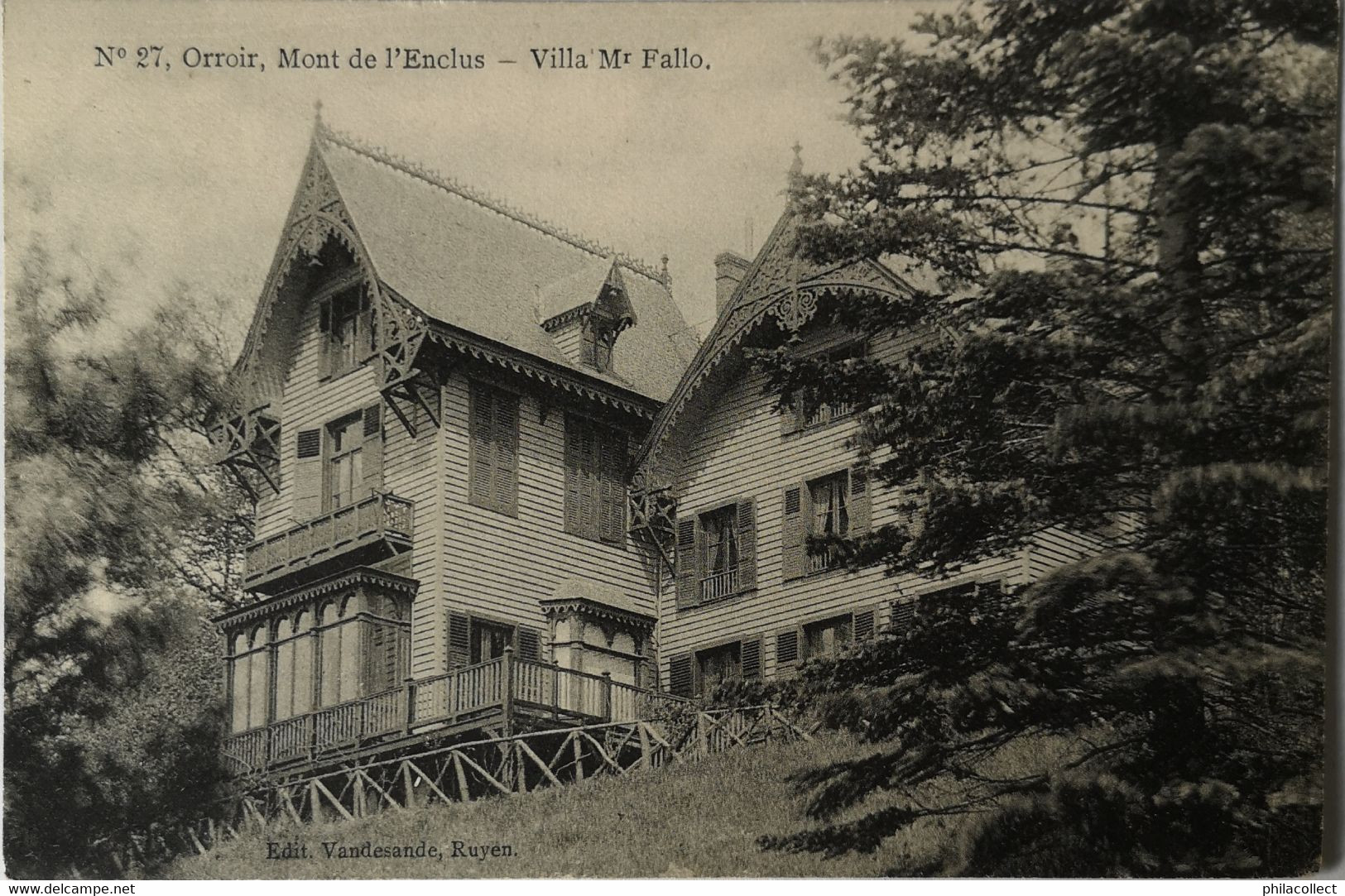 Orroir (Kluisbergen - Mont De L' Enclus) Villa Mr. Fallo 1912 - Mont-de-l'Enclus