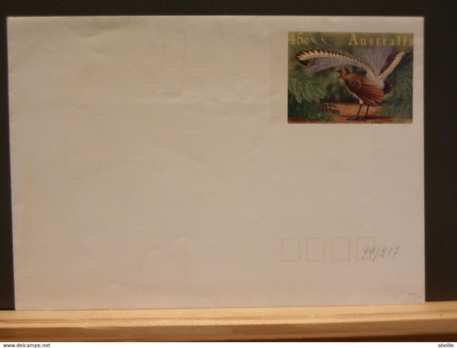 99/217 ENVELOPPE  AUSTRALIE - Peacocks